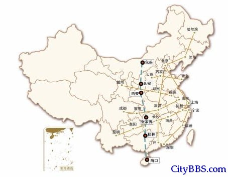 中西部首条纵向高铁连接7省 串6大城市群
