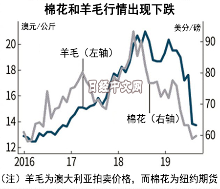 最大羊毛出口国澳大利亚正受到中美对立的影响