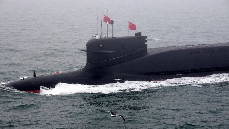 中国新型的094战略核潜艇是中国海上核威慑的主力