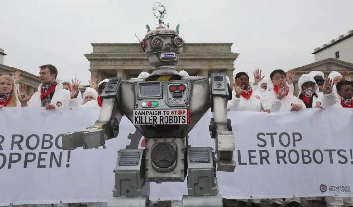 人们在德国呼吁禁止发展可自主杀人的机器人