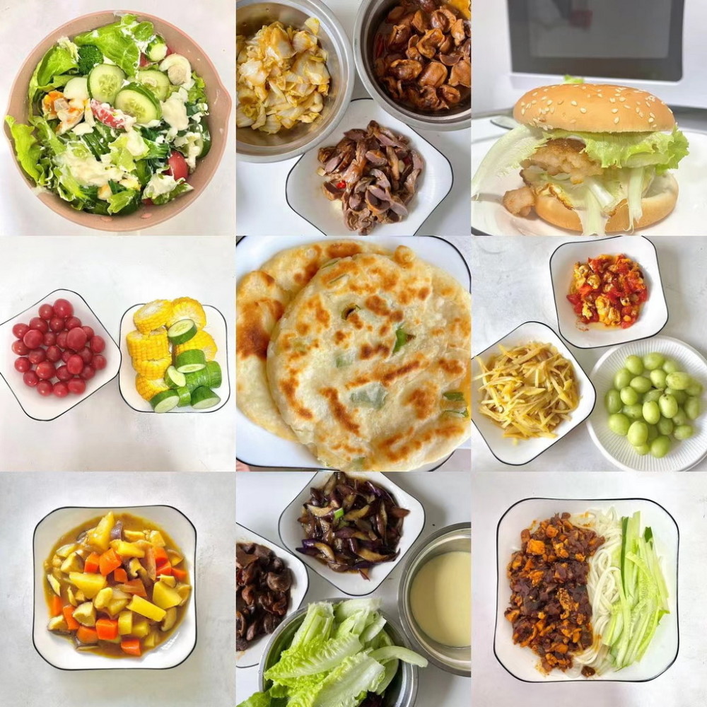 周语宁开始学着自己做饭吃