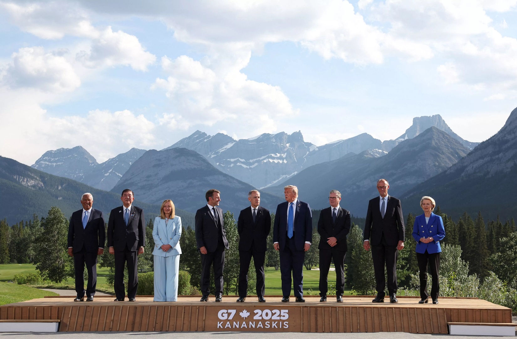 欧盟及G7领袖大合照